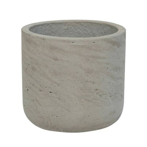 Pottery Pots Charlie Drinnen/Draußen Topfpflanzer Freistehend Ton Grau, Farbe: Grau