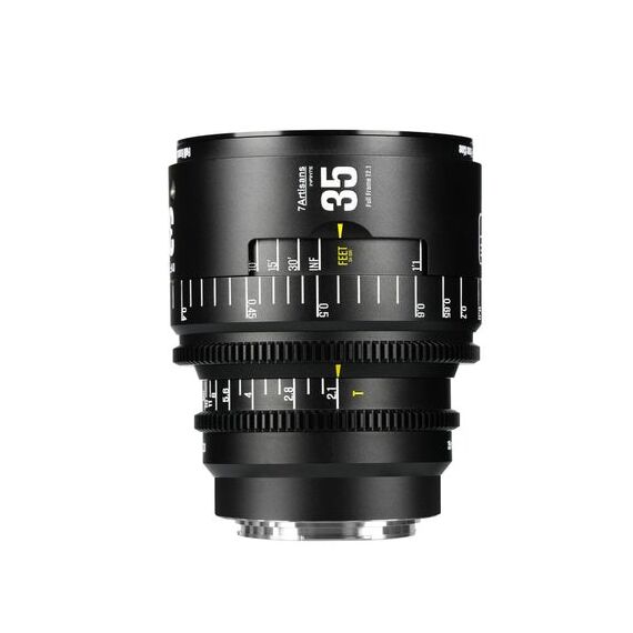 7Artisans 35T21B-EF INF Kameraobjektiv Camcorder Kinoobjektiv Schwarz, Farbe: Schwarz