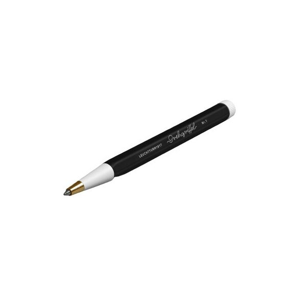 Leuchtturm Drehgriffel Schwarz Kugelschreiber mit Druckeinzugsmechanik 1 Stück(e)