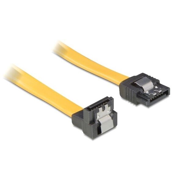 DeLOCK SATA Cable 30cm SATA-Kabel 0,3 m Gelb
