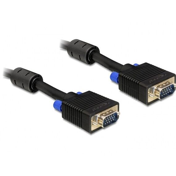 DeLOCK 1m VGA Cable VGA-Kabel VGA (D-Sub) Schwarz