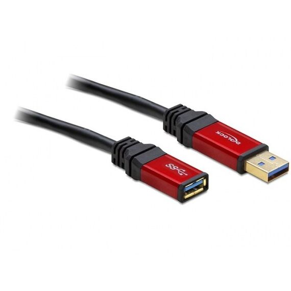 DeLOCK 3.0m USB 3.0 A M/F USB Kabel USB 3.2 Gen 1 (3.1 Gen 1) 3 m USB A 5 Gbit/s, Länge: 3 m