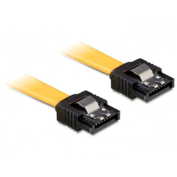 DeLOCK 0.2m SATA M/M SATA-Kabel 0,2 m Gelb
