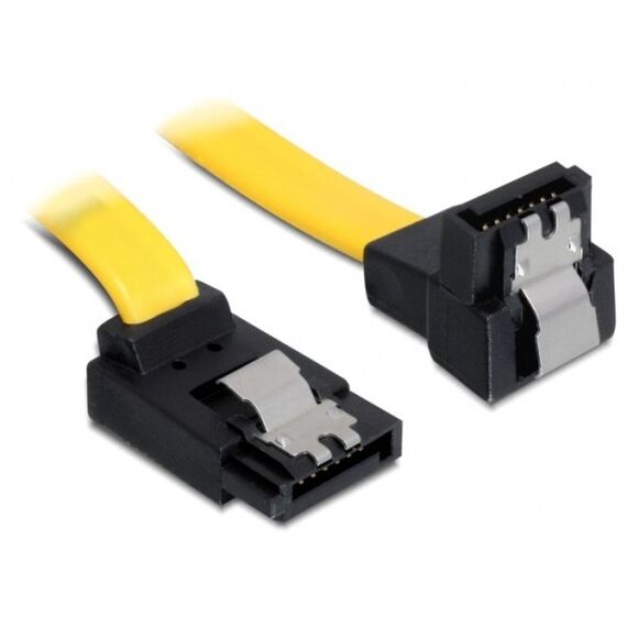 DeLOCK 0.5m SATA M/M SATA-Kabel 0,5 m Gelb