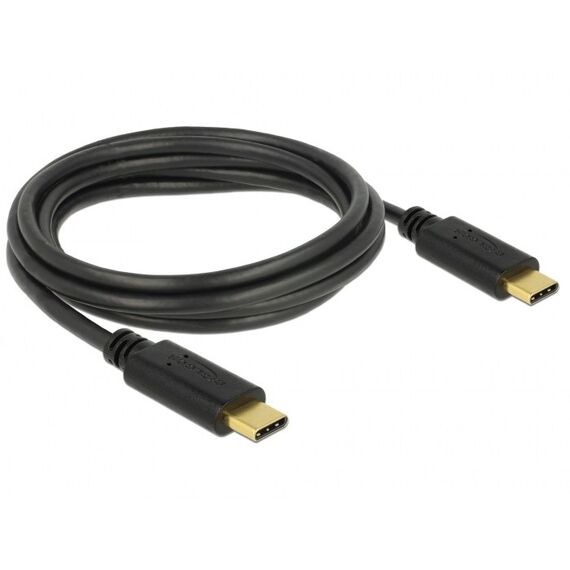 DeLOCK 83324 USB Kabel USB 2.0 2 m USB C 0,48 Gbit/s Schwarz