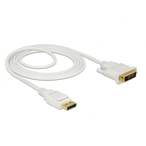 DeLOCK 83814 Videokabel-Adapter 2 m DisplayPort DVI Weiß