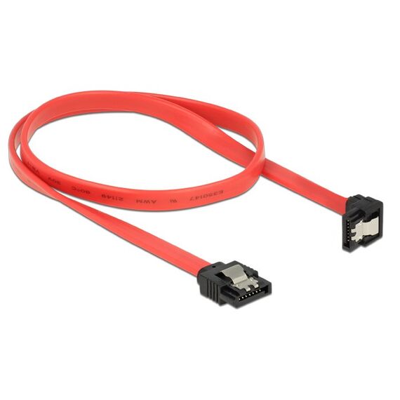 DeLOCK 83979 SATA-Kabel 0,5 m SATA 7-pin Schwarz, Rot