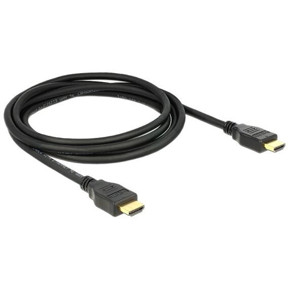 DeLOCK 84714 HDMI-Kabel 2 m HDMI Typ A (Standard) Schwarz