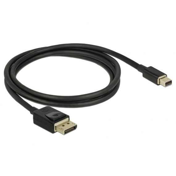 DeLOCK 84927 DisplayPort-Kabel 1 m Mini DisplayPort Schwarz, Farbe: Schwarz, Länge: 1 m