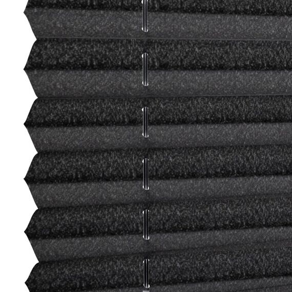 Gardinia Home Decor 36714 Jalousien/Rollos Manuell Fest Plissee-Rollo Schwarz, 2 image
