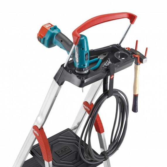Hailo 8050-807 Leiter Klappleiter Aluminium, Schwarz, 5 image