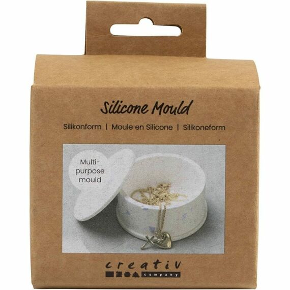 Creativ Company 371221 Form- & Gussverpackung fürs Handwerk Weiß Silikon