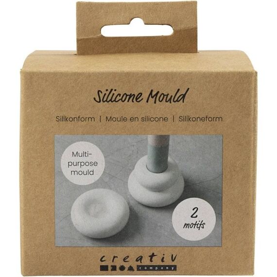 Creativ Company 371410 Form- & Gussverpackung fürs Handwerk Weiß Silikon