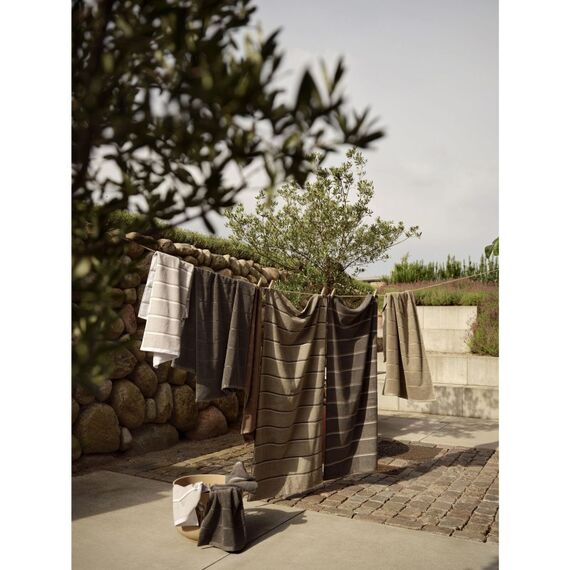 Zone Denmark 37612 Badetuch 70 x 140 cm Baumwolle Olive, Grün, Grau 1 Stück(e), 4 image