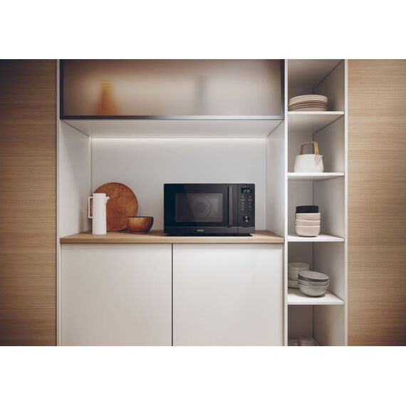 Haier Series 4 HAMCI29S4TB/ST Schwarz Grill-Mikrowelle Arbeitsplatte 29 l 900 W, 4 image