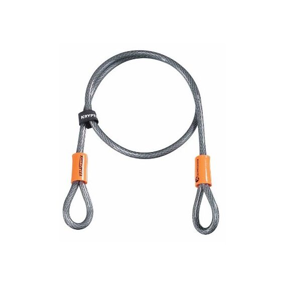 Kryptonite KryptoFlex 410 Orange, Edelstahl 1200 mm Kabelschloss
