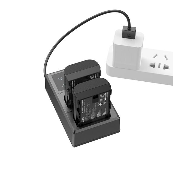 SmallRig 3821 Akkuladegerät Batterie für Digitalkamera USB, 3 image