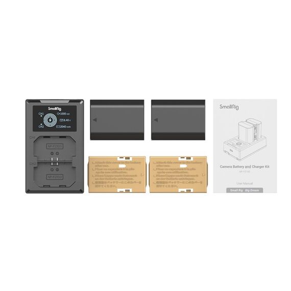 SmallRig 3824B Akkuladegerät Batterie für Digitalkamera USB, 7 image