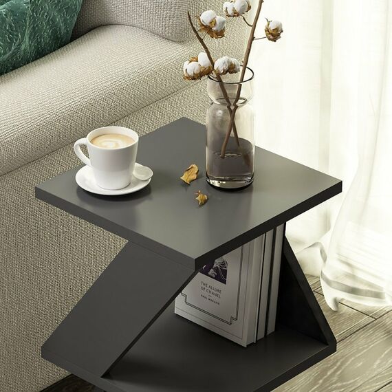 Woody Fashion Albeni Beistelltisch Quadratische Form 1 Bein(e), 3 image