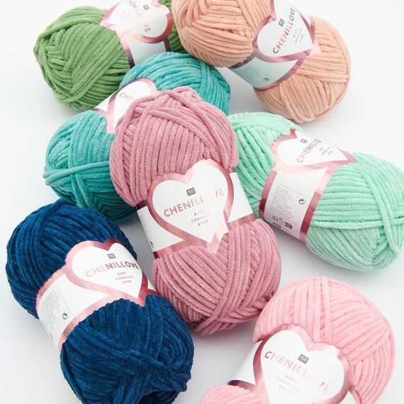 Rico Design Chenillove Garn, Farbe: Lachs, 4 image
