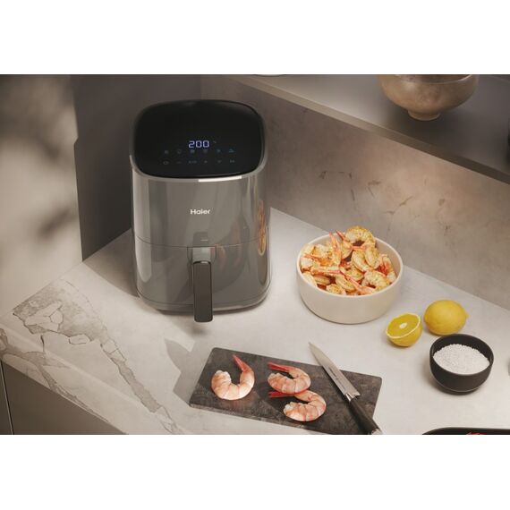 Haier I-Master Series 5 HAF5P 021 Einzelbild 5 l 1500 W Heißluftfritteuse Grau, 7 image