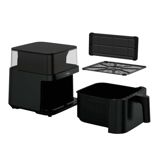 Haier HAF3AFW 021 Einzelbild 7 l Eigenständig 1600 W Heißluftfritteuse Schwarz, 3 image