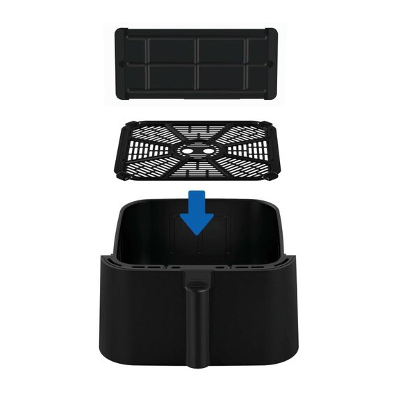 Haier HAF3AFW 021 Einzelbild 7 l Eigenständig 1600 W Heißluftfritteuse Schwarz, 4 image