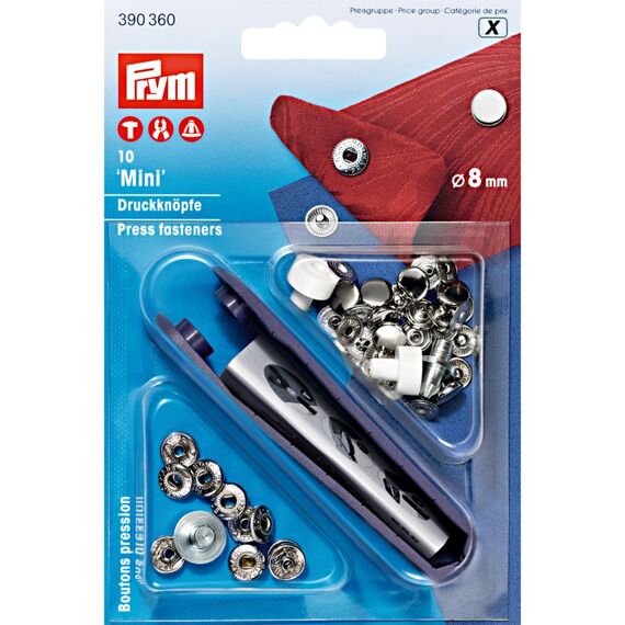 Prym 390360 Druckknopf Nieten-Druckknopf-Verschluss
