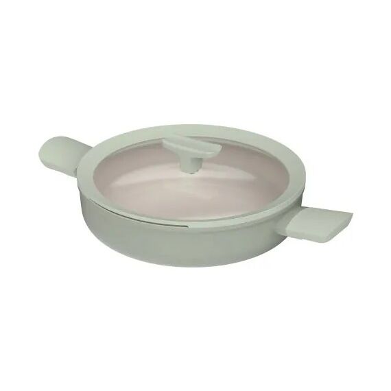 BergHOFF Antihaft Doppelgriffige Schmorbratenpfanne mit Deckel Balance Sage 26cm