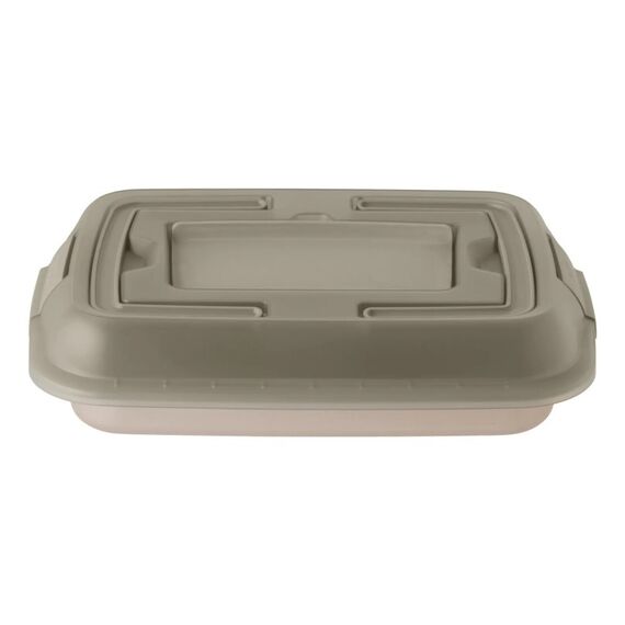 BergHOFF 3950554 Kuchenbehälter Rechteckig Polyester, Polypropylen (PP), Silikon Braun, Grün