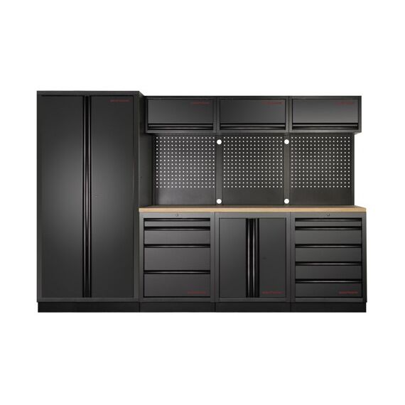 KRAFTWERK MOBILIO BLK 4er Kombi Garagenschrank Bodenstehend Werkzeuglagerung