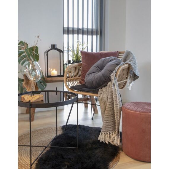 House Nordic 3981004 Sitzkissen Schwarz Sitz & Rückenkissen, 4 image