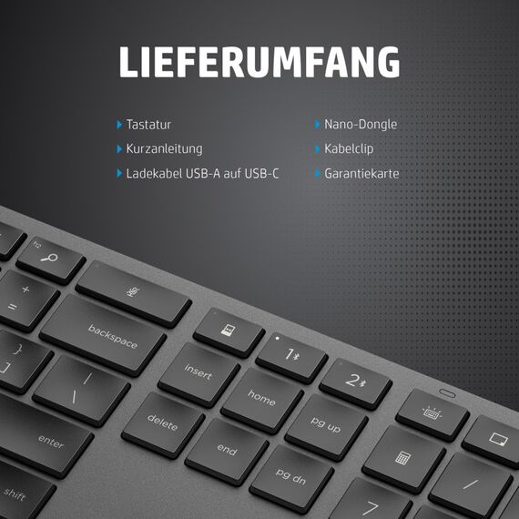HP 975 Drahtlose Dual-Mode-Tastatur, 3 image