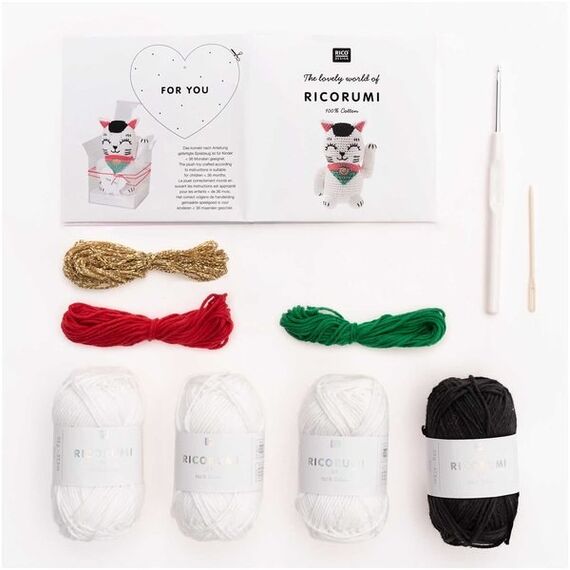 Rico Design Design Häkelset Ricorumi Set Lucky Cat, 2 image