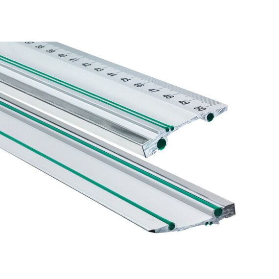 Linex 400082272 Lineal Schreibtisch-Lineal 560 mm Aluminium, Stahl Grün, Edelstahl
