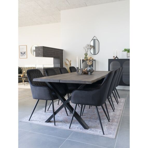 House Nordic 4001080 Wandspiegel Oval Schwarz, 2 image