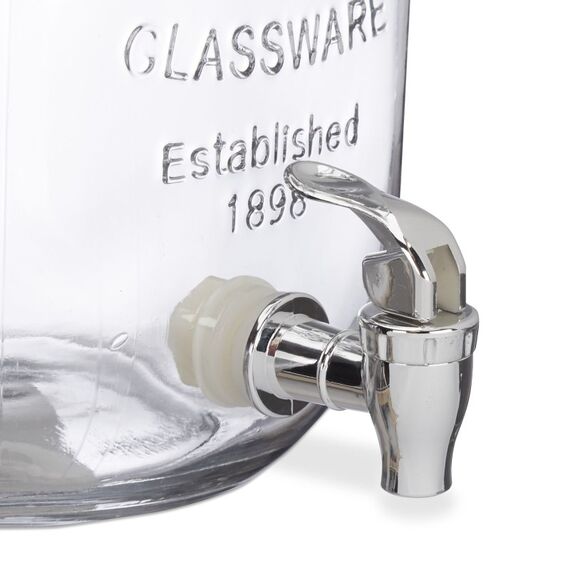 Relaxdays 10023431 Quadratisch Glas, Kunststoff, Edelstahl Transparent, 5 image
