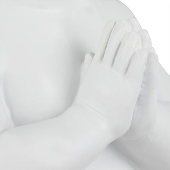 Relaxdays 10025665 Religiöse Gartenstatue Polyresin Weiß 1 Stück(e), 6 image