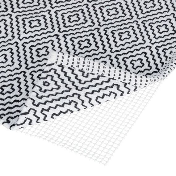 Relaxdays 10029531 Drinnen Bodenmatte Rechteck PVC Cremefarben