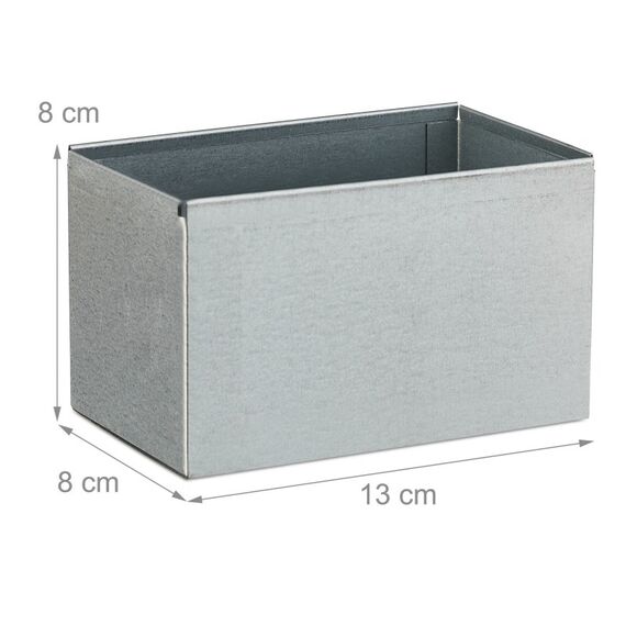 Relaxdays für die Wand Aschenbecher Quadratisch Metall, 4 image