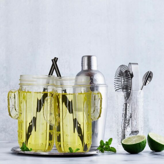 Relaxdays 10039776 Schwarz, Transparent 8 Stück(e) 500 ml, 5 image