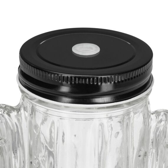 Relaxdays 10039776 Schwarz, Transparent 8 Stück(e) 500 ml, 8 image