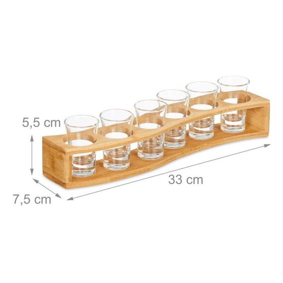 Relaxdays 4052025433093 Schnapsglas 40 ml 6 Stück(e), 5 image