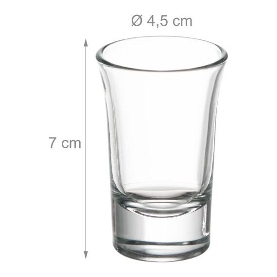 Relaxdays 4052025433093 Schnapsglas 40 ml 6 Stück(e), 6 image