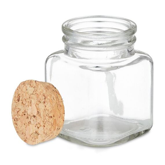 Relaxdays 10047464 Natürlich/Natur, Transparent 0,1 l Gewürzglas, 8 image