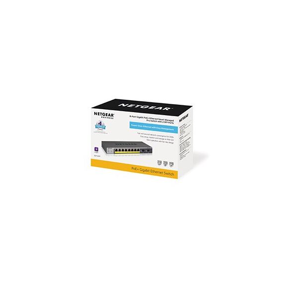 NETGEAR GS110TP Managed L2/L3/L4 Gigabit Ethernet (10/100/1000) Power over Ethernet (PoE) Grau, 2 image