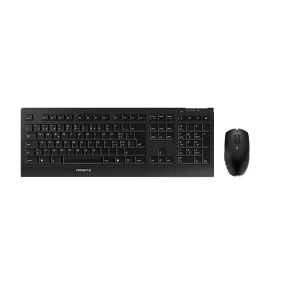 CHERRY B.UNLIMITED 3.0 Tastatur Maus enthalten Büro RF Wireless Schweiz Schwarz
