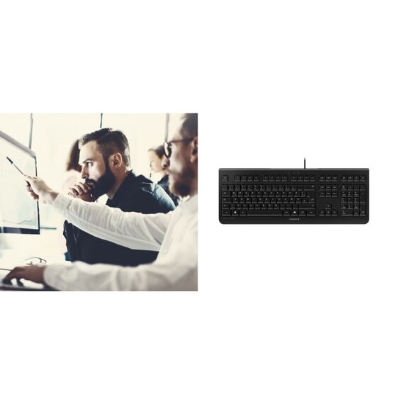 CHERRY KC 1000 Tastatur Haus USB Schweiz Schwarz, 5 image