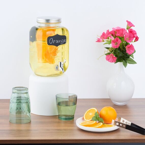 Relaxdays Getränkespender mit Fruchteinsatz 4 L, 2 image