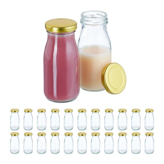 Relaxdays 10050535 Universal-Behälter-Set 0,15 l Glas